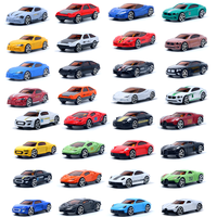 PANDAS Set de Juguete de Auto de Carreras a Escala 1/64, Modelo Diecast de Aleación de Metal y Plástico Deslizante, Mini Vehículo Metálico Hot Wheels