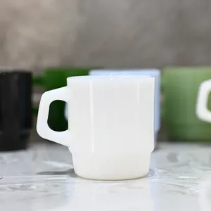 GDGGLASS benutzer definierte Trink geschirr Jade Tee tasse Hohe Boro silikat Kaffeetasse Glas becher mit Griff
