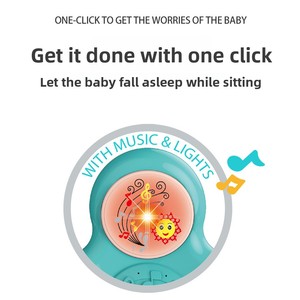 3-in-1 Newborn Baby Rocking Chair with <b>Vibration</b>, Music, Remote <b>Control</b>, Toys & Portable Folding Cradle Swing Sleeper - Product Image 4