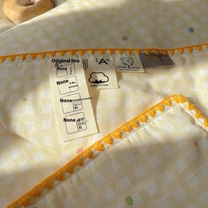 Nhỏ tươi hoa màu xanh bướm mùa hè Chăn cho bé hai lớp bông nhăn sợi nhẹ điều hòa không khí chăn - Product Image 4