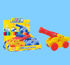 Juguete de Tanque de Combate de Plástico con Balas de Goma de Colores, Pistola de Aire Comprimido Pequeña, Dulces de Juguete para Niños, Venta al por Mayor - Product Image 4