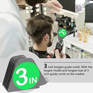 <span class=keywords><strong>Pettine</strong></span> <span class=keywords><strong>tagliacapelli</strong></span> 3 pollici guide protettore De Peine Para Cortadora De Dabello 8 pezzi copri <span class=keywords><strong>pettine</strong></span> adatto per la maggior parte delle Clipper Wahl - Product Image 3