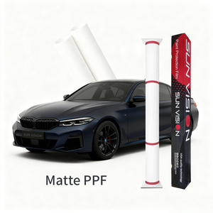 Pellicola Protettiva per Vernice Auto in TPU PPF Autorigenerante, Rotoli di Vinile PPF <span class=keywords><strong>Trasparente</strong></span> Lucido o Opaco Anti-Ingiallimento con 10 Anni di Garanzia - Product Image 1