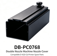 Cache-buse double pour machine DB-PC0768, compatible avec les pièces détachées d'imprimante CIJ D 422I