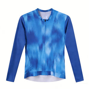 Vêtements de vélo de montagne à manches longues respirants et anti-humidité de qualité supérieure avec logo personnalisé, multicolores et légers - Product Image 1