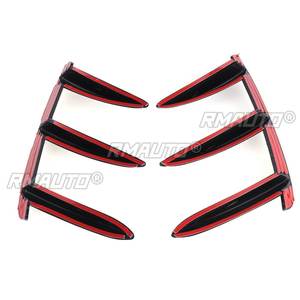 Paire de becs de spoiler arrière pour Mercedes-Benz W176 A200 A250 A260 A45 AMG, garniture adhésive pour pare-chocs arrière - Product Image 4