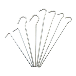 Clous de tente en aluminium en gros, agrafes, clips, piquets de tente en acier robuste, piquets de camping, piquets de jardin - Product Image 5