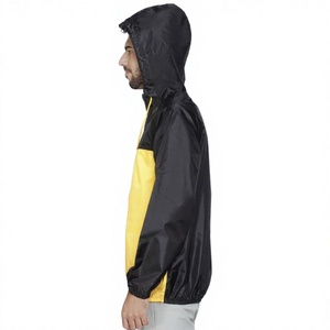 Mens <b>Packable</b> Rain <b>Jacket</b> Water Resistant Windproof Lightweight Outdoor Sports Cycling Hiking <b>Jacket</b> OEM Private Label Factory - Product Image 4