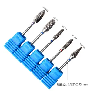 Tungsten Nail Drill Bits Metal Carbide nail drill bits manicure tools 5 types Factory Price