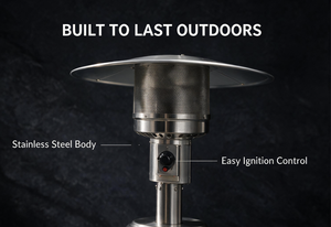GARDENSUN Stainless Steel <strong>Propane</strong> Mushroom <strong>Patio</strong> <strong>Heater</strong> with Pulse Ignition for Outdoor Garden Restaurant - Product Image 3