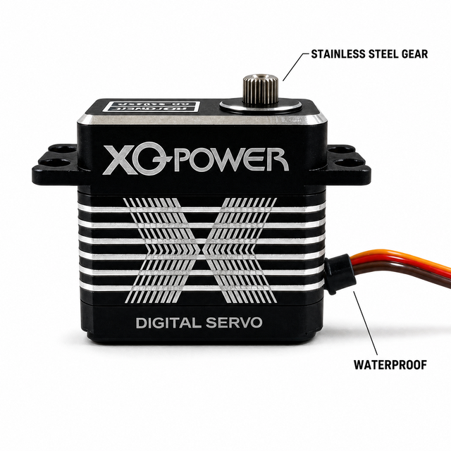 8035D 40KG Hi Torque Coreless Motor High Performance Digital Programmable RC Servo Motor Metal Construction for 1/10 Truck Car