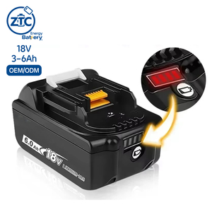 Pour <span class=keywords><strong>Makita</strong></span> 18V batterie de remplacement pour LXT400 perceuse sans fil clé outil Lithium Ion BL1860B BL1830B BL1850 BL1830 Batteries - Product Image 1