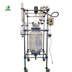 Reactor de vidrio de doble camisa de alta capacidad (80L-200L) para uso en laboratorio e industrial ¡Gran oferta! - Product Image 4