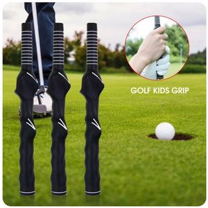 Poignée de golf ergonomique antidérapante pour enfant droitier, idéale pour l'entraînement et la correction du swing des débutants - Product Image 4