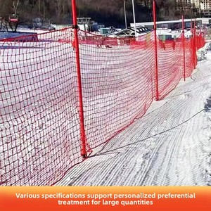 Filet de protection pour station de ski freestyle en polyéthylène haute densité pour la clôture d'isolation des sentiers de neige de la saison hivernale - Product Image 4