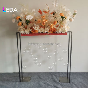 Arco de Metal LEDA para Decoración de Bodas, Centro de Mesa, Soporte Alto para Flores, Decoración para Fiestas de Boda - Product Image 2
