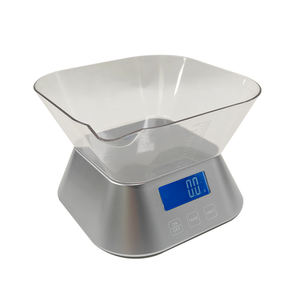 Nouveau design ménage <span class=keywords><strong>boulangerie</strong></span> écran Lcd 5kg Keukenweegschaal électronique pesage numérique balance alimentaire balance de cuisine avec bol - Product Image 1