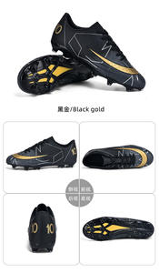 Botas de Fútbol Transpirables Antideslizantes con <span class=keywords><strong>Tacos</strong></span> FG para Terreno Firme, Césped Natural y <span class=keywords><strong>Artificial</strong></span>, para Entrenamiento de Niños y Adultos, Modelo 986 - Product Image 6