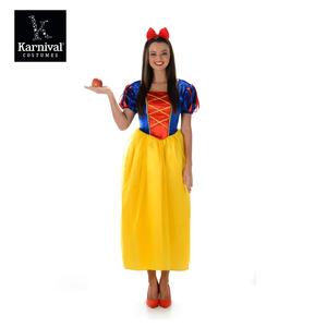 ODM vente entière Halloween princesse Costume habiller tenue avec bandeau pour femmes et adultes TV & film inspiré Blanche-Neige - Product Image 2