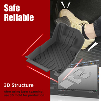 Tapis de sol de voiture 3D TPE personnalisé Revêtements de sol imperméables Tapis de voiture antidérapant pour Nissan Note E12 2012-2019 RHD Fuel