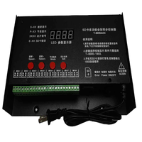 T-8000 пиксель RGB пиксельный контроллер DC5-24V SD карты 5-24V для WS2801 WS2811 LPD6803 WS2801 SK6812 WS2812B IC LED программируемый