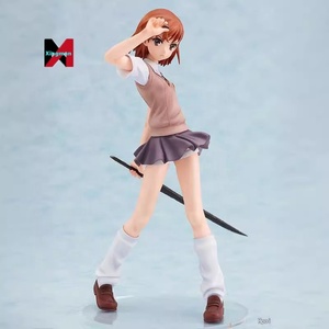 Figura Coleccionable de Anime de <span class=keywords><strong>Misaka</strong></span> <span class=keywords><strong>Mikoto</strong></span> en Uniforme Escolar de A Certain Scientific Railgun, Estatua GK, Decoración Bishoujo, Artesanía en Plástico - Product Image 3
