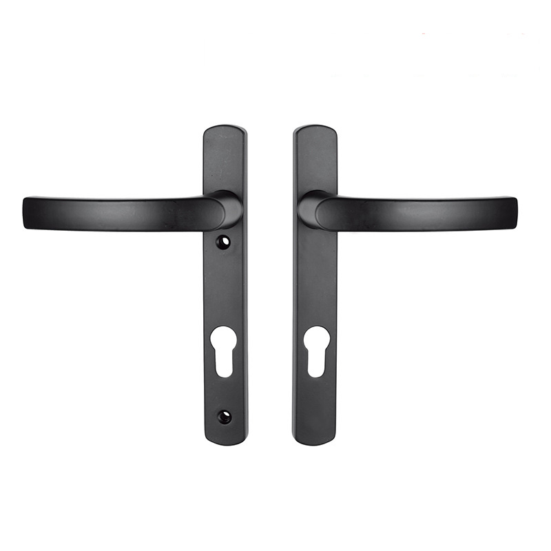 double door handles french classic chrome