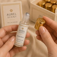 Parfum Doré 3ml Roll-on Parfumé Longue Durée pour Femme Sensation Premium Sans Alcool Roll-on pour Voitures