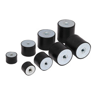Support anti-vibration en caoutchouc sur mesure, isolateur fileté femelle-femelle, amortisseur de chocs pour équipement industriel