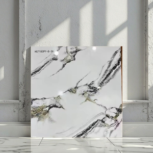 Gạch Đá Cẩm Thạch Trắng Tuyết 60x60cm gạch sứ cao cấp cho sàn/tường chống trầy xước ngoài trời cho thương mại - Product Image 4