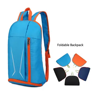 कस्टम लोगो पॉलिएस्टर स्कूल बैग बच्चों के लिए Backpacks आउटडोर Foldable वापस पैक बच्चों छात्र रूकसाक आकस्मिक खेल बस्ता