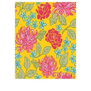 Tissu imprimé ethnique pour vêtements féminins, tissu organza imprimé floral personnalisé 100 GSM pour la couture et la confection de vêtements - Product Image 1