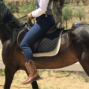 נשים של עור אמיתי גומי בלעדי כיכר הבוהן cowgirl מערבי מגפי תוצרת סין