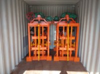 Machine à briques en béton QTJ4-40 pour petites productions, machine à fabriquer des blocs creux en ciment, populaire en Afrique