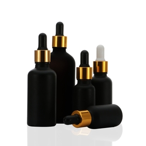 Cổ 30ml Đen Matte tinh dầu Chai chất Giải pháp Chai nhỏ giọt mỹ phẩm Lotion chai thủy tinh - Product Image 6