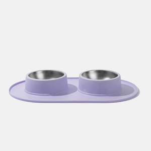 Bols à nourriture pour chien pliables écologiques anti-déversement avec tapis en silicone facile à nettoyer et design antidérapant pour chiots - Product Image 6