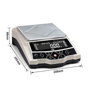เครื่องชั่งน้ำหนักอิเล็กทรอนิกส์ Veidt Weighing HUAZHI Professional 3200 กรัม/0.01 กรัม สำหรับทองคำและยา DTY-B3200 เครื่องชั่งความแม่นยำสูง - Product Image 3