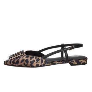 Zapatos Planos de Mujer Tamaris con Tira Trasera, Estampado de Leopardo, Tacón de 1 cm, Talla 36 - Product Image 1