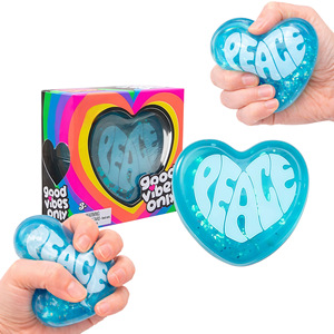 Sparkle Hearts Teenie <b>Valentine</b> <b>Gift</b> Set of 3 Mini Squishy Stress Balls Soft Heart Shape Slow Rising Squeeze Toys - Product Image 1
