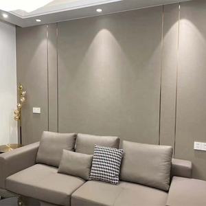 木製ベニヤ壁パネル<span class=keywords><strong>PVC</strong></span> WPC室内装飾ホームホテル用 - Product Image 3