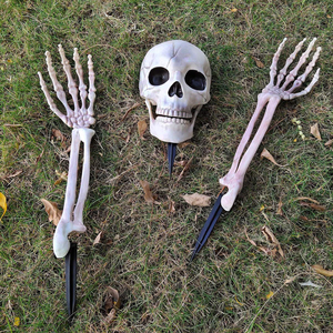 Décorations d'Halloween Plastique Effrayant Jardin Animé Corps Halloween Humain <span class=keywords><strong>Mr</strong></span> <span class=keywords><strong>Bones</strong></span> Squelette Décoration Fantôme Halloween Squelette - Product Image 2