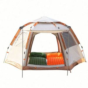 Factory Direct Supply Oxford Four-Season Waterproof Hiking Portable Beach Folding Automatic Popup Instant Camping <b>Small</b> Tent - Product Image 2