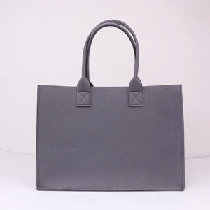 ODM 工厂价 LINFEI FELT 品牌男女通用时尚新款设计耐用定制徽标可爱休闲手提包两条肩带 - Product Image 4