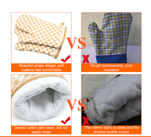 Gants de four en silicone antidérapants et résistants à la chaleur pour la cuisson et la pâtisserie – Vente en gros - Product Image 5