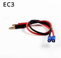 EC3 EC5 XT30 XT60 XT90 EC8 TRX Connecteur Mâle vers Câble de Charge 4mm 12AWG 14AWG Câble Adaptateur pour Chargeur de Batterie RC