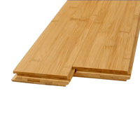 Plancher en bambou horizontal et panneau en bambou d'escalier