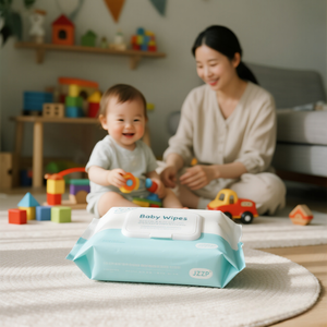 Lenços Umedecidos para Bebês Limpeza Suave Material Natural de Água Bamboo/Viscose/Poliéster 10x15cm para Cuidados com Bebês - Product Image 1