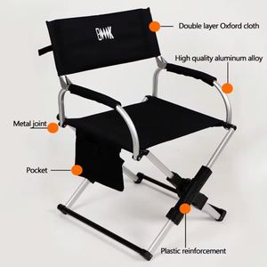 Chaise de camping d'extérieur, chaise de pêche, siège de pique-nique pour la randonnée et les voyages - Product Image 5