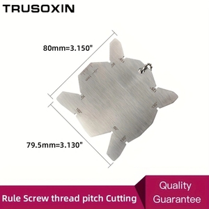 Herramientas de soldadura, Regla de soldadura, Calibrador de paso de roscas, Herramientas de maquinista, Calibrador de ángulos para torno y fresadora - Product Image 4