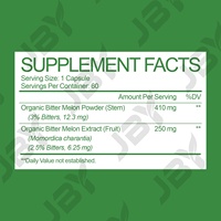 JBY – Capsules d'extrait de melon amer en stock, livraison directe usine, supplément de santé actif vitaminé, vente chaude